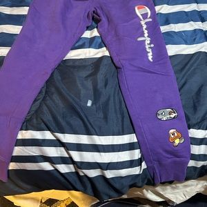 Men’s size small purple, super Mario addition joggers